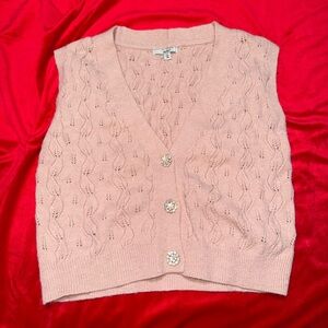 Papaya sweater vest